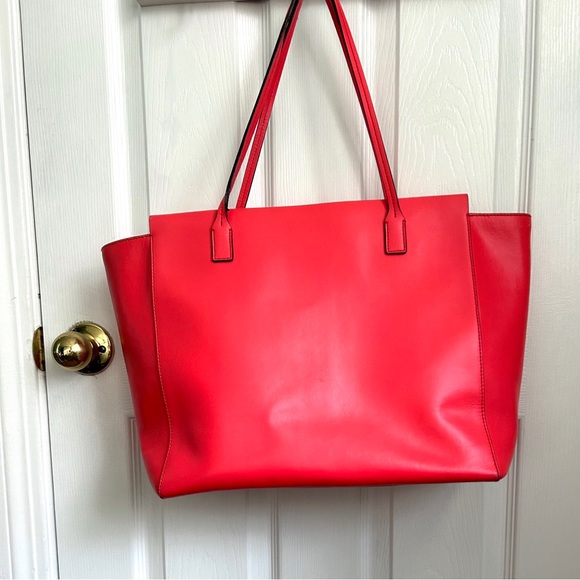 Kate Spade Large Geranium Taden Sawyer Street Leather Tote - Picture 9 of 16